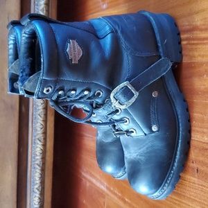 Harley Davidson mens 9 vintage leather riding boots